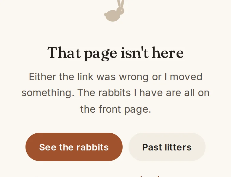 Before: this address showed a page that said it was not there.